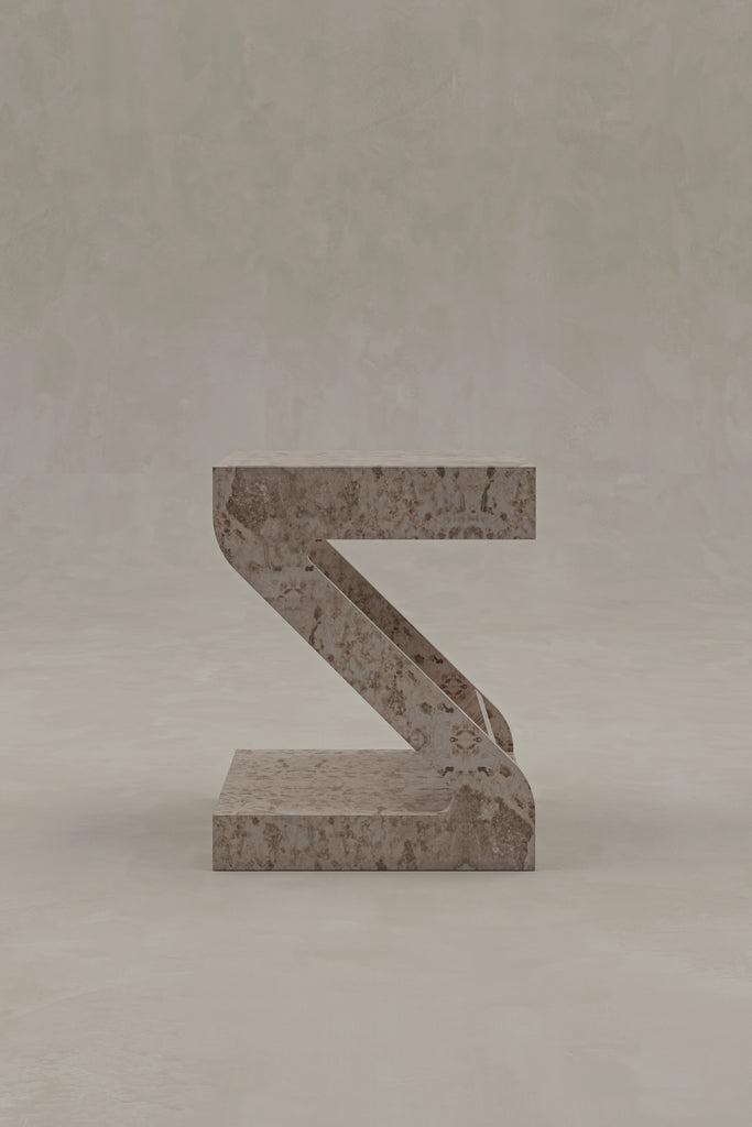 Harry Side Table - Crema Marble