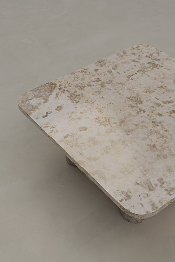 Joni Coffee Table - Crema Marble