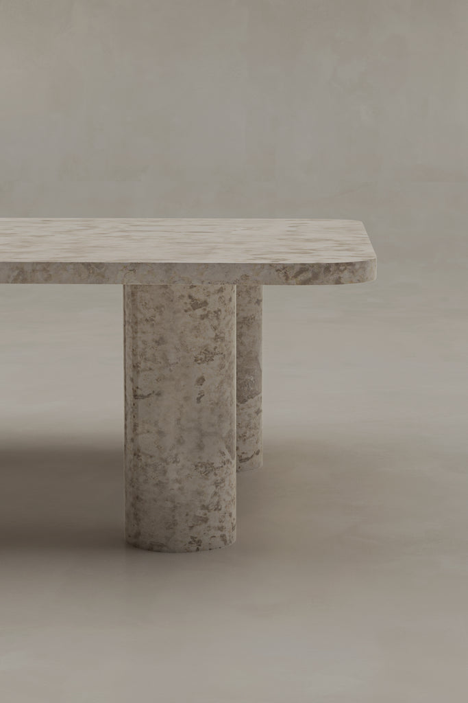 Joni Coffee Table - Crema Marble