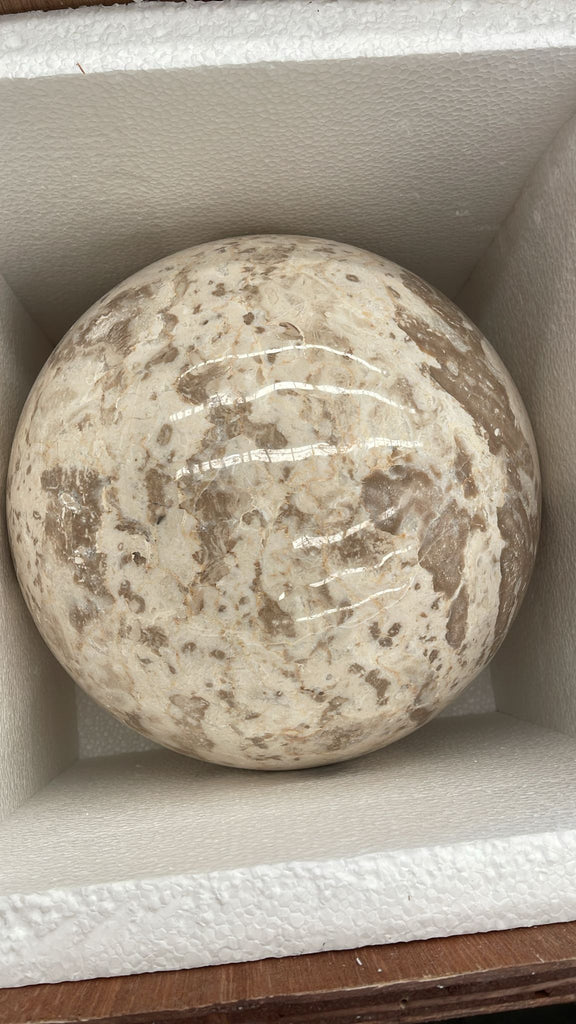 Alfred Sphere Set - Crema Marble