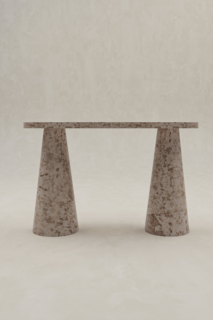Frankie Console - Crema Marble