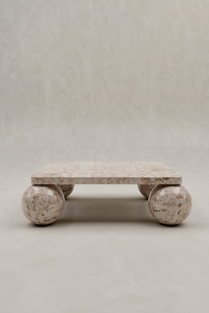 Louie Coffee Table – Crema Marble