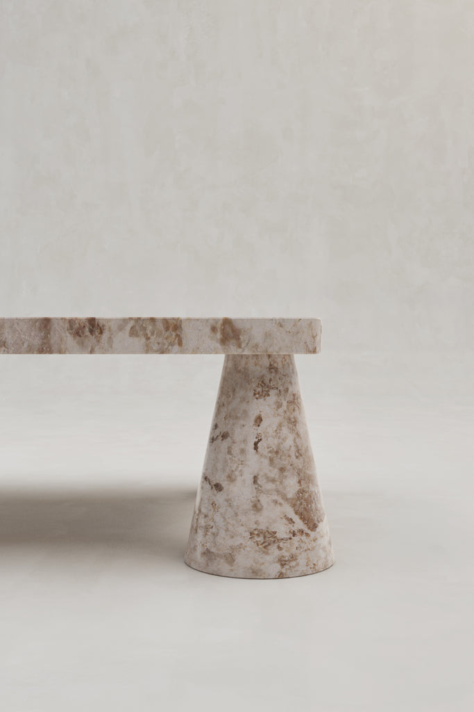 Iman Coffee Table – Crema Marble