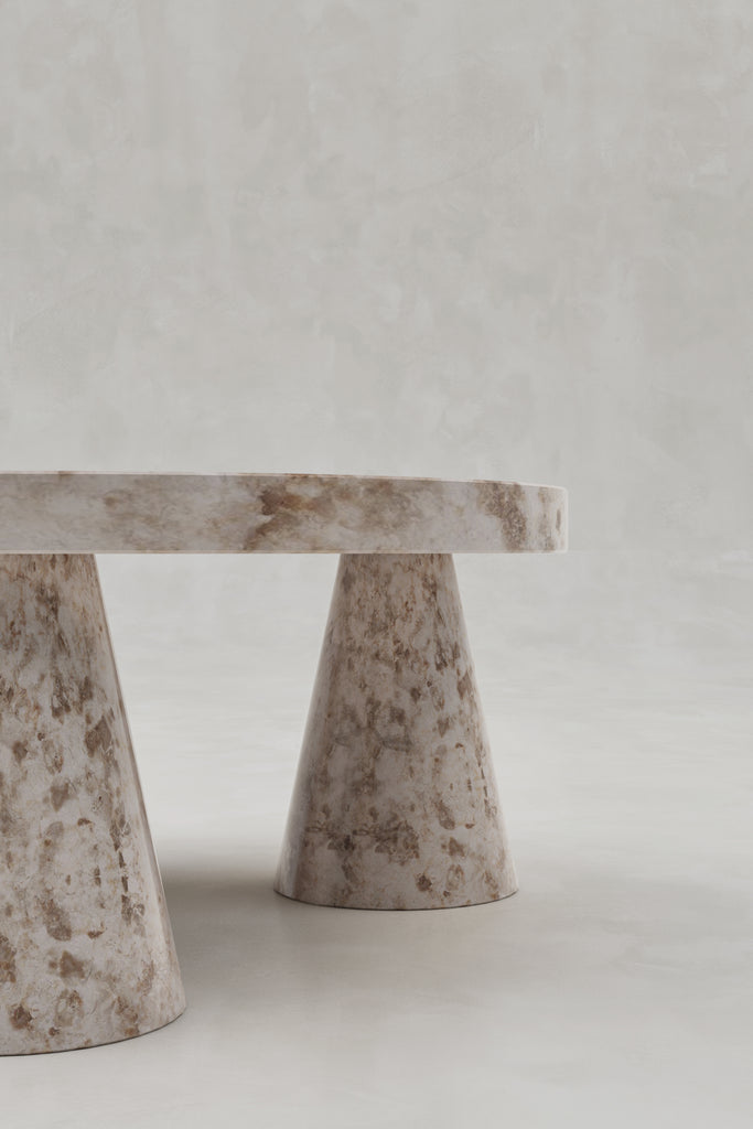 Opal Coffee Table – Crema Marble