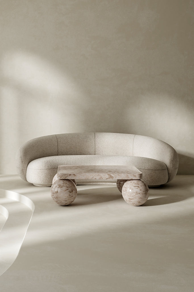 Farrah Coffee Table – Crema Marble