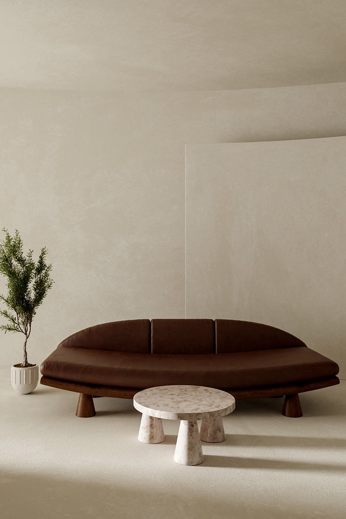 Opal Coffee Table – Crema Marble